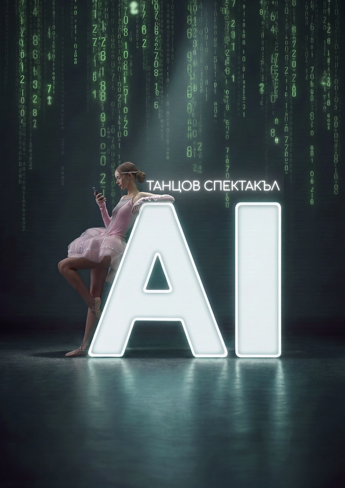 AI — плакат на спектакъла